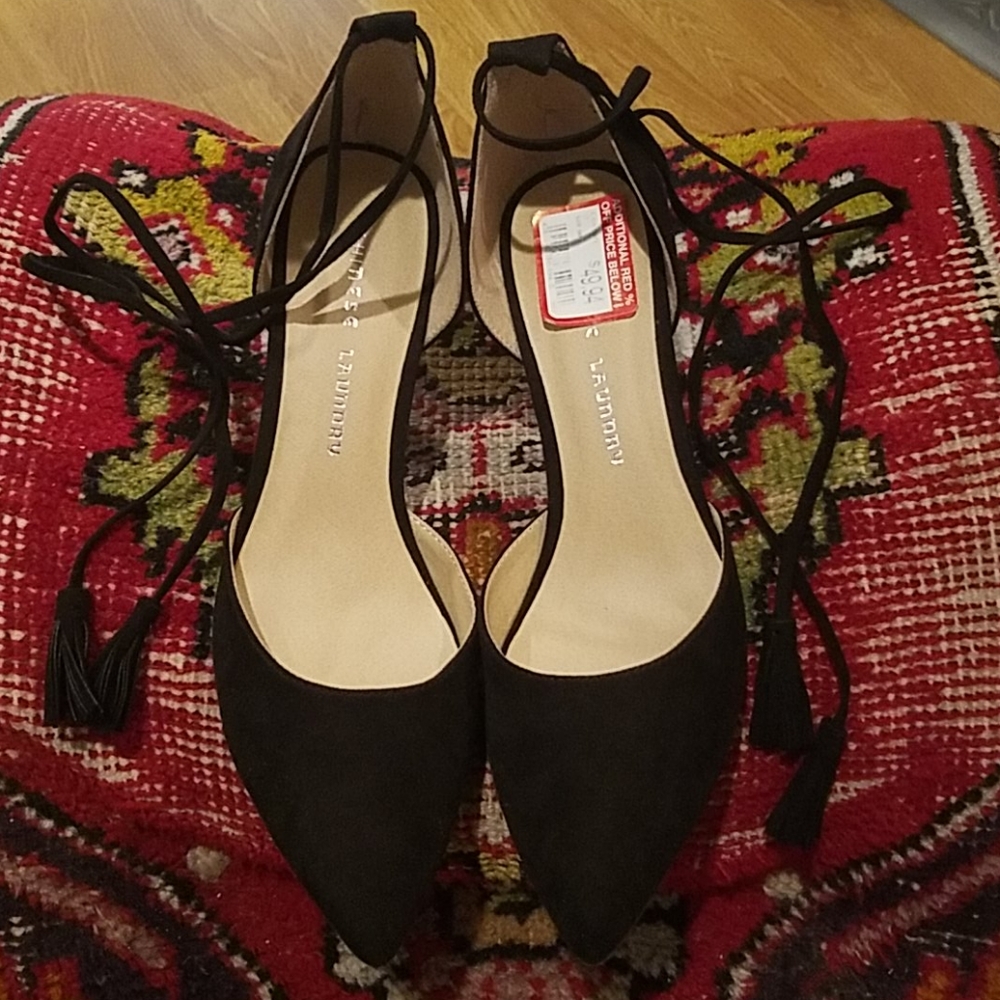 NWT Chinese Laundry Ankle Wrap Heels